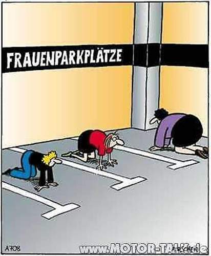 Frauenparkplatz