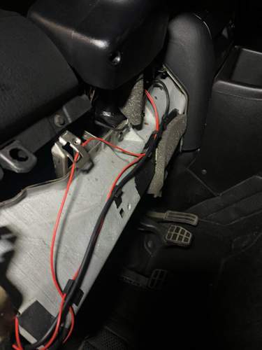 Kabel rübergelegt