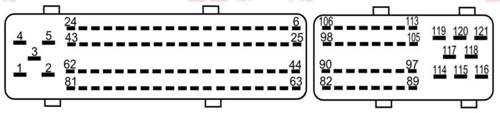 Ecu-4lv-121-pin