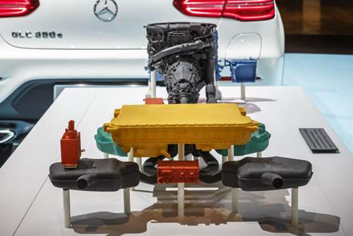 Der neue Daimler-Hybridstrang im GLC 350 e