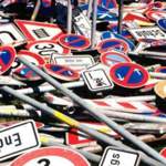 Schilder ohne Funktion