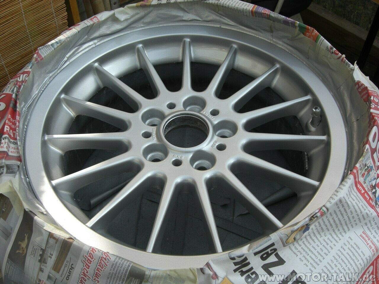 Styling 32 Felgen mit Spraydose lackiert - ich habs getan!