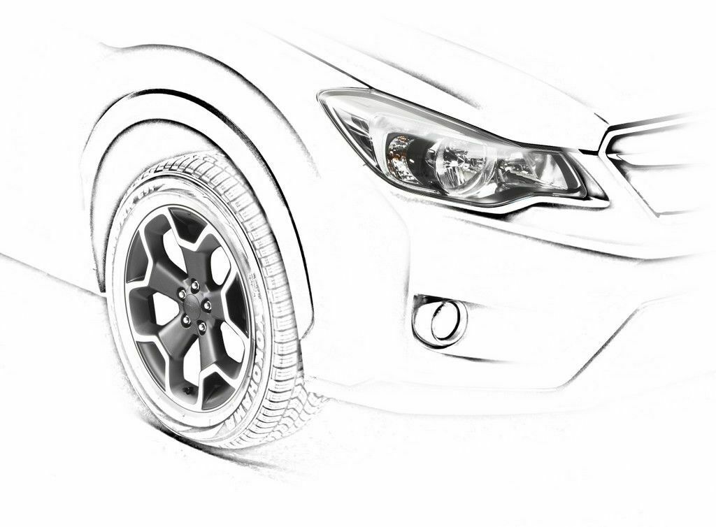 Subaru XV Skizze