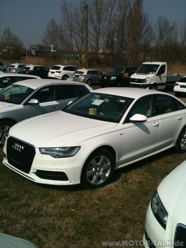Suche Bilder Audi A6 Avant S-Line in Ibisweiß mit Rotor-Felgen