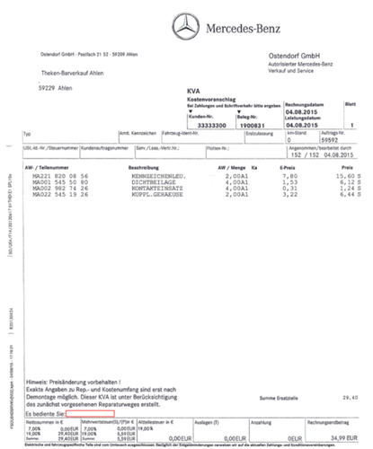 Kva-led-kennzeichenbeleuchtung
