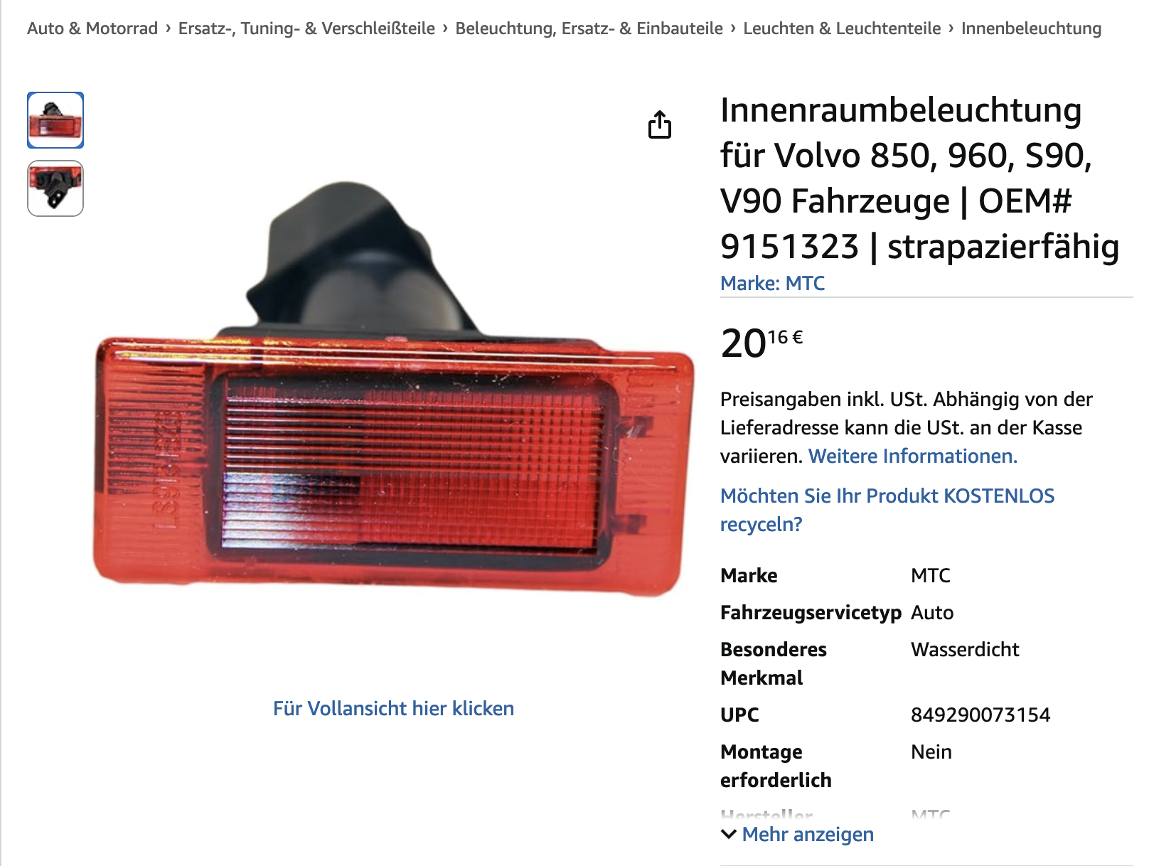 SUCHE... (Suchanfragen für Teile etc. für VOLVO 850, S70, V70/XC70 I, C70 I)