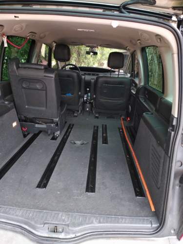 Renault Espace bis Baujahr 2014 Laderaum