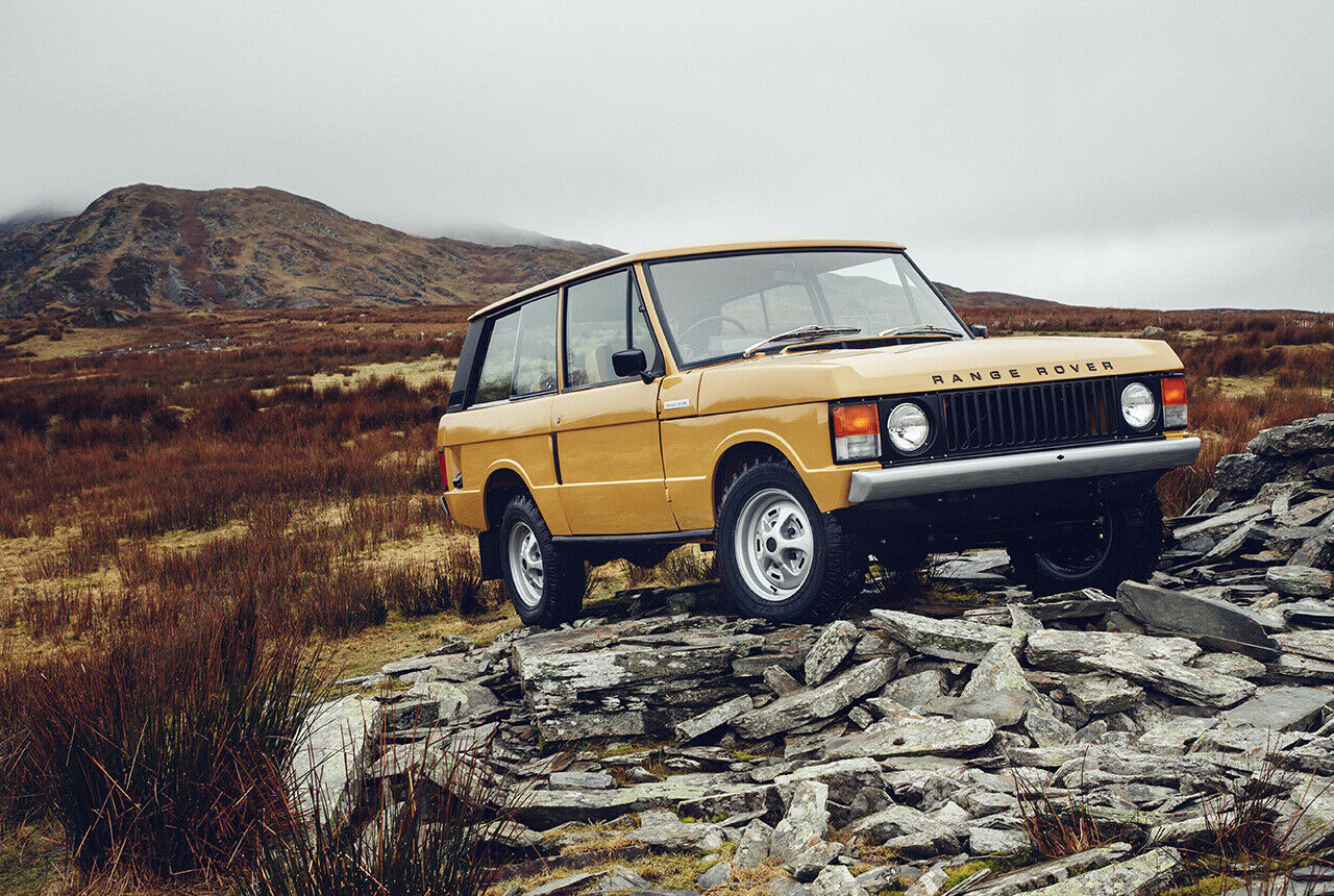 Der Range Rover kam 1978 auf den Markt, dieses Modell wurde von Land Rover selbst restauriert