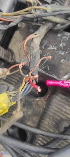 Kabel vom Zündschloss r+o ist zündung