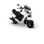 Schwerer SYM-Roller mit 600er Motor