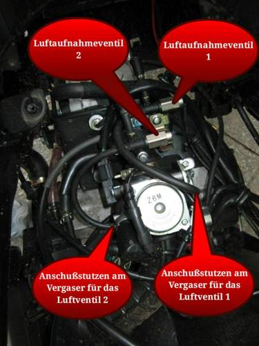 Luftaufnahmeventile