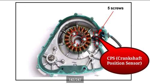 Kurbelwellenpositionssensor resp. Pickup