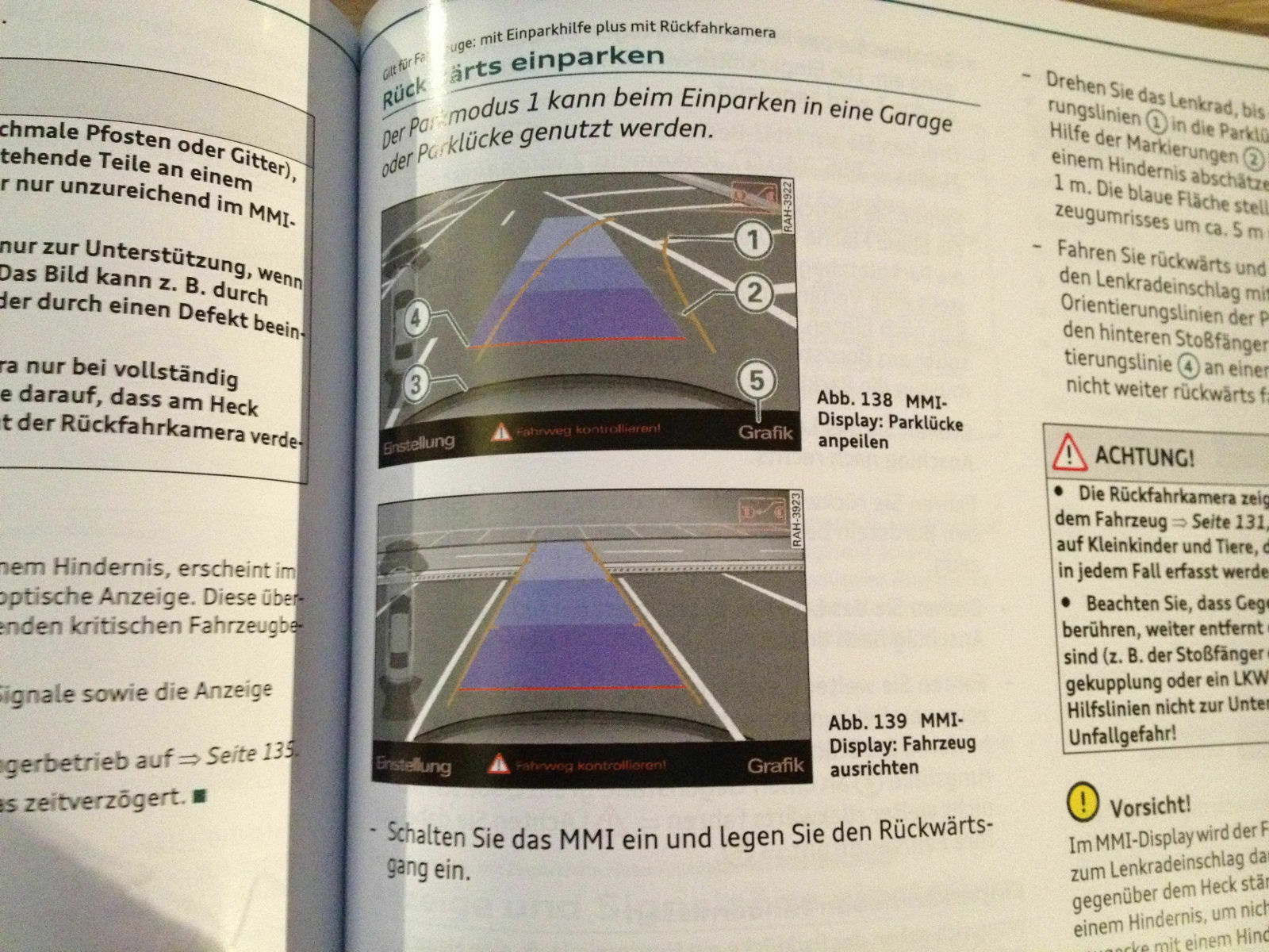 Symbol für Modus Rückfahrkamera vertauscht?
