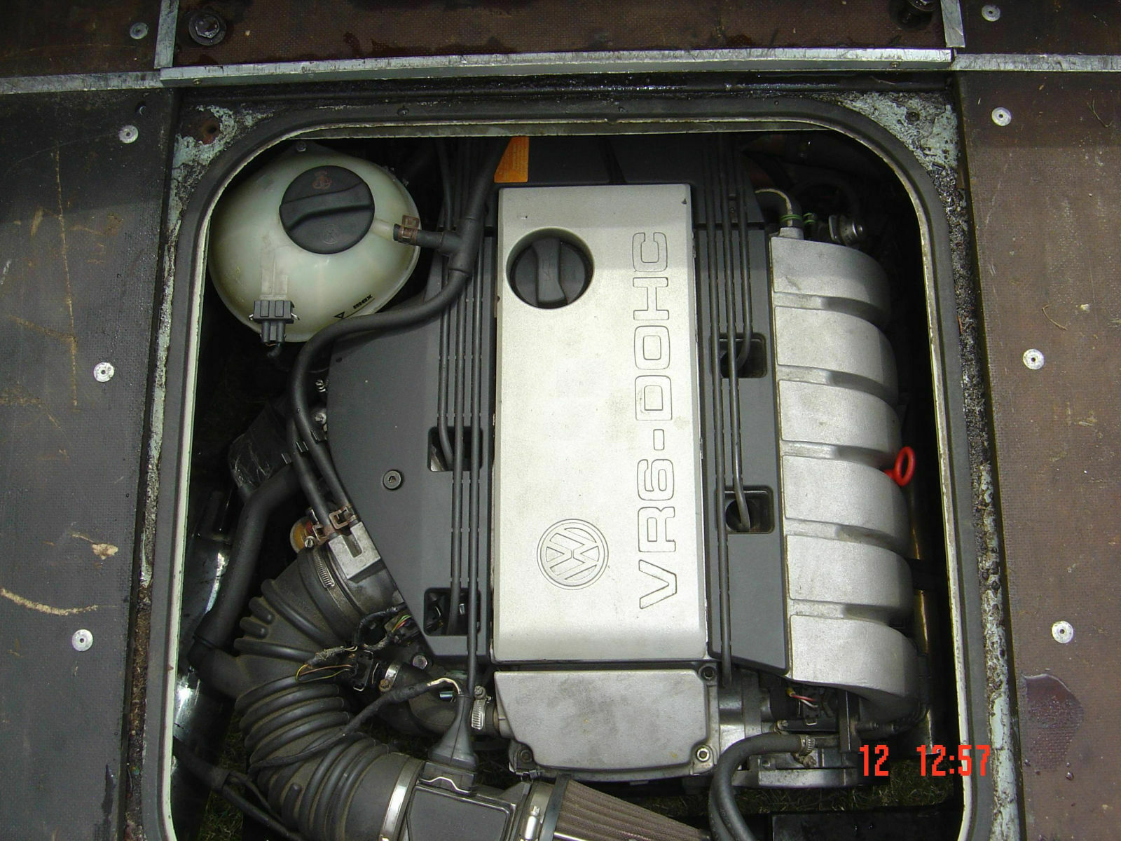 T3 Doka Motorumbau auf VR6 Motor