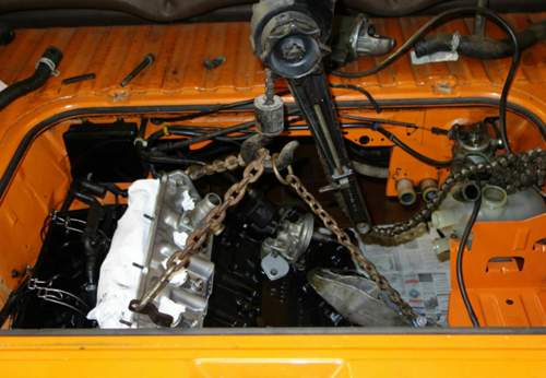 Motor T3 ausbauen