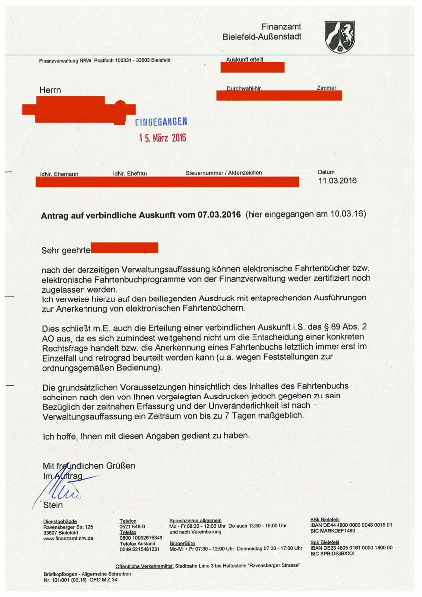 T8 und elektronisches Fahrtenbuch