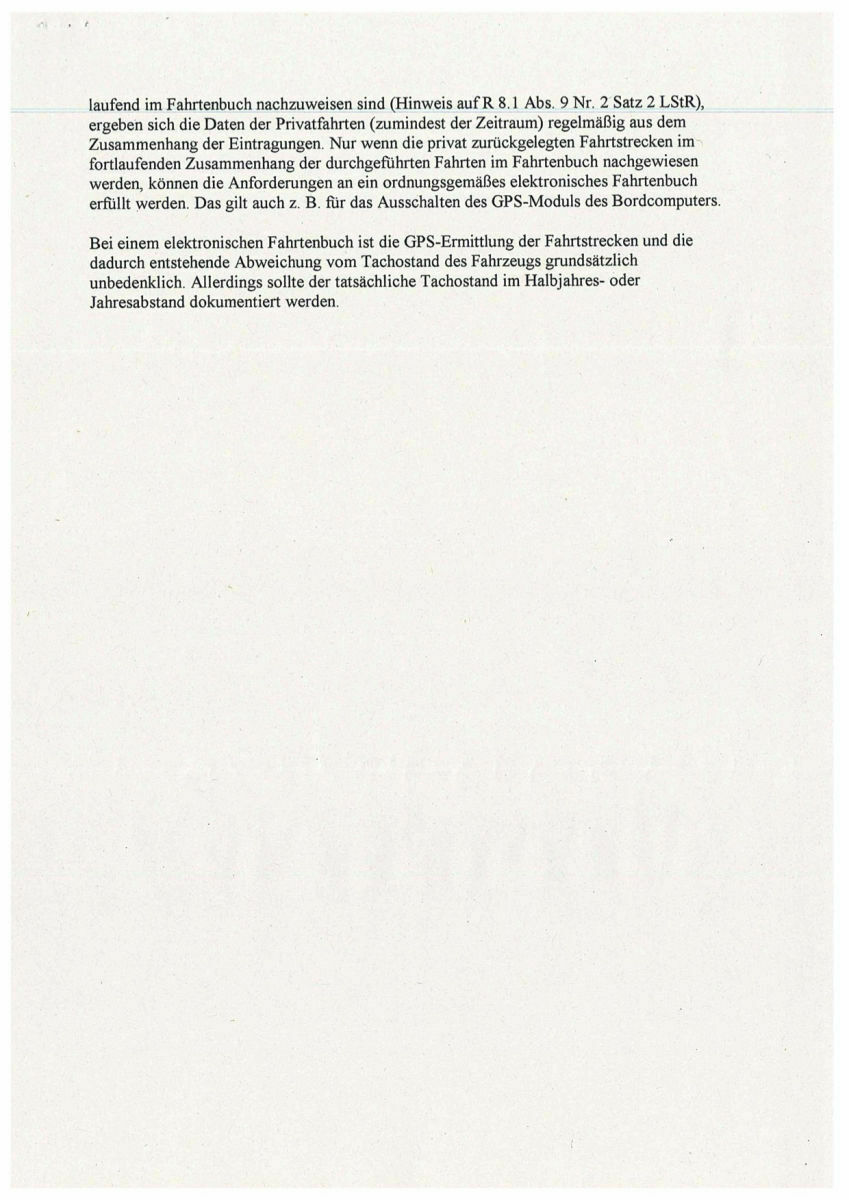T8 und elektronisches Fahrtenbuch