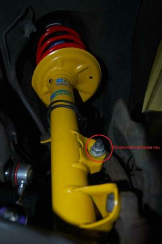 Bilstein B6 vorne: Sturzschraube neu