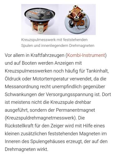 Kreuzspulmeßwerk