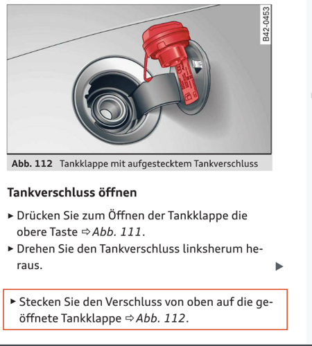 Tankdeckel