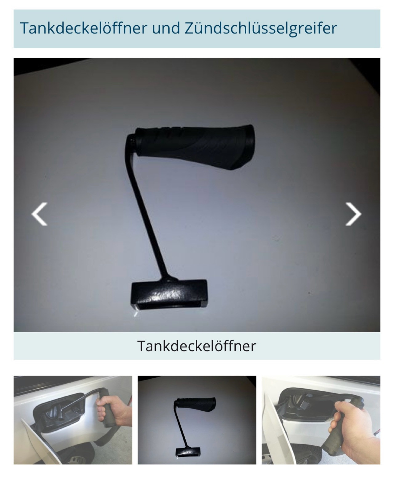 Tankdeckel öffnen Hilfsmittel?