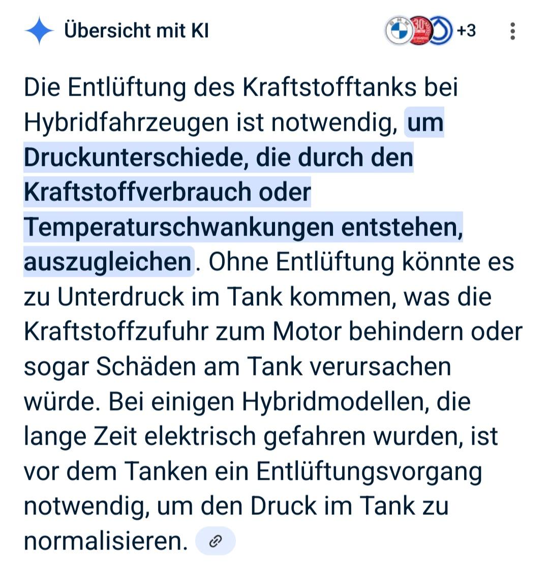 Tankentlüftung wofür?