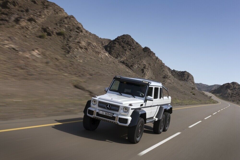 Der Mercedes G 63 AMG 6x6 ist ein Gefährt, wie es die Welt noch nicht gesehen hat.