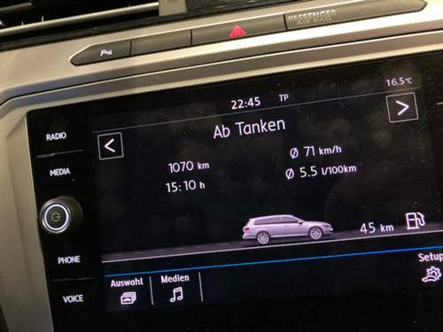 Benzinverbrauch Passet 1.4 TSI