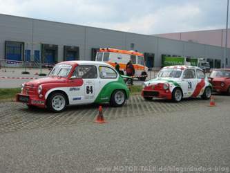 ...und 2 top aufgebaute Fiat 1000 Abarth...