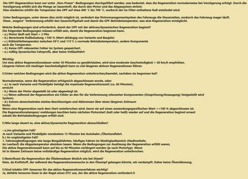 Opf-regeneration