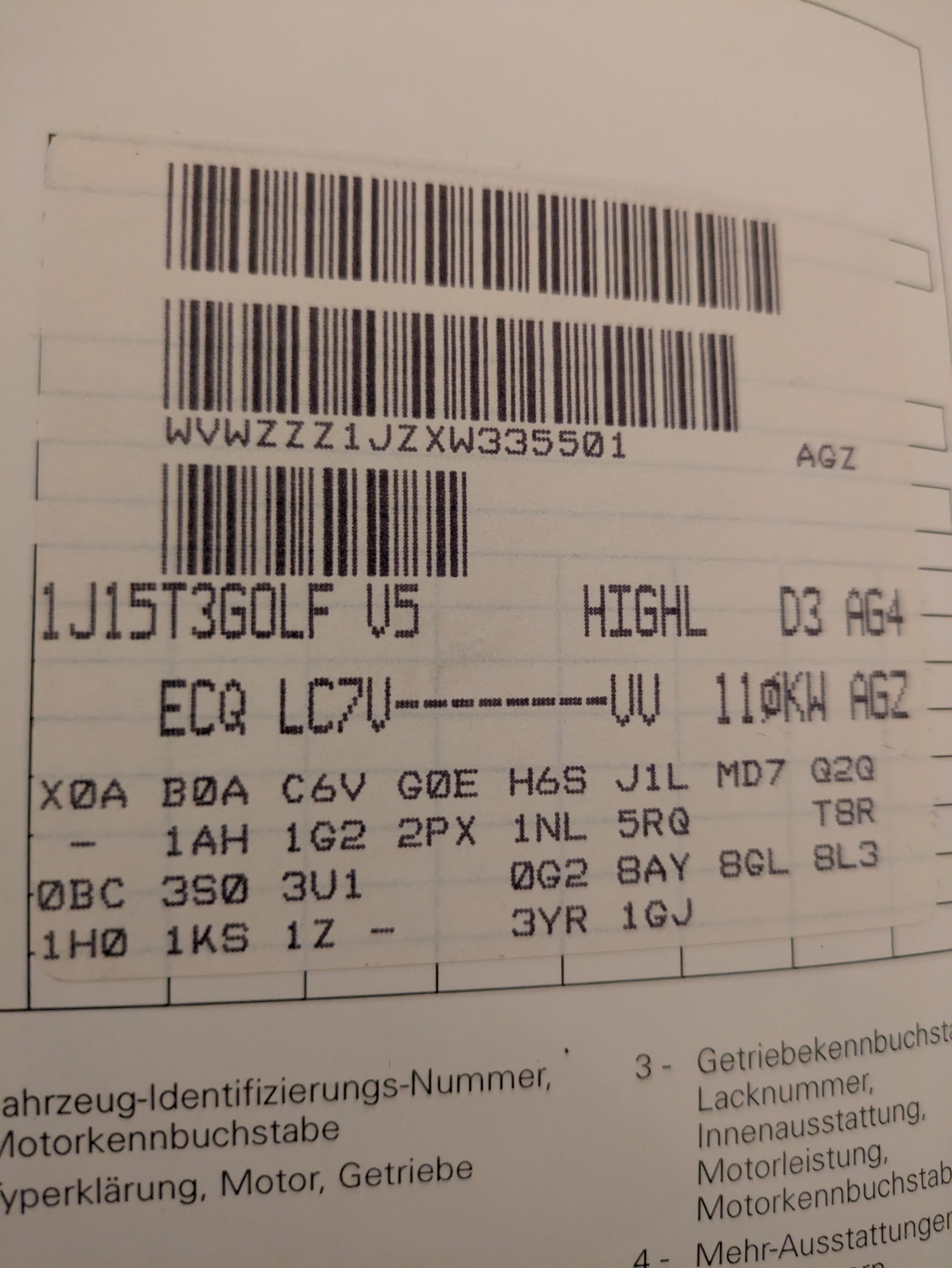 Teilenummer Unterdruckschlauch Bremskraftverstärker