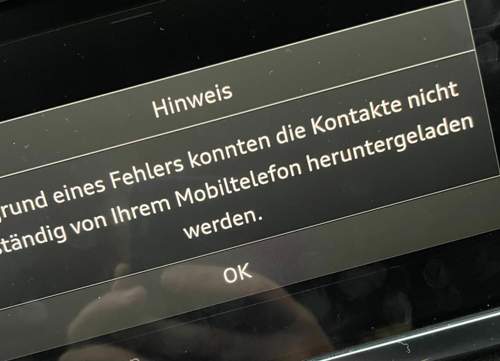 Erste Meldung