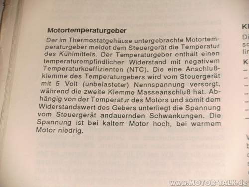 Motortempgeber