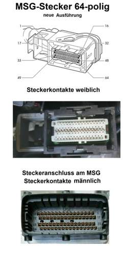 MSG-Stecker 64-polig neue Variante