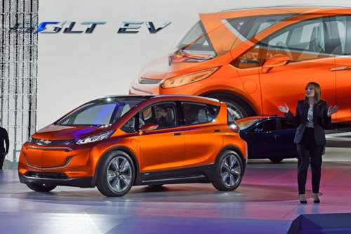 In Detroit stellte GM kürzlich erst das E-Auto Chevrolet Bolt vor. Der Preis soll rund 30.000 Dollar betragen