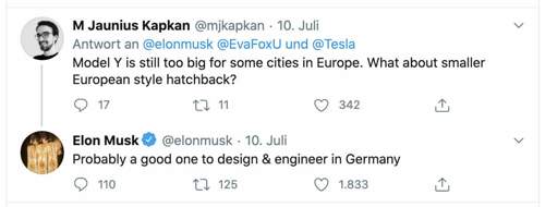 Tesla Kompaktmodell