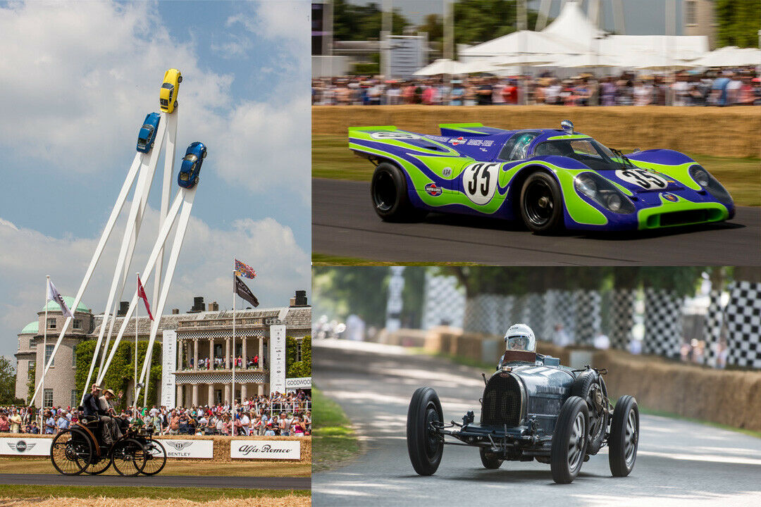 Am Wochenende trafen sich Autofans aus aller Welt auf dem Festival of Speed