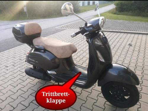 Trittbrettklappe