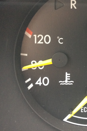 Kühlmitteltemperatur