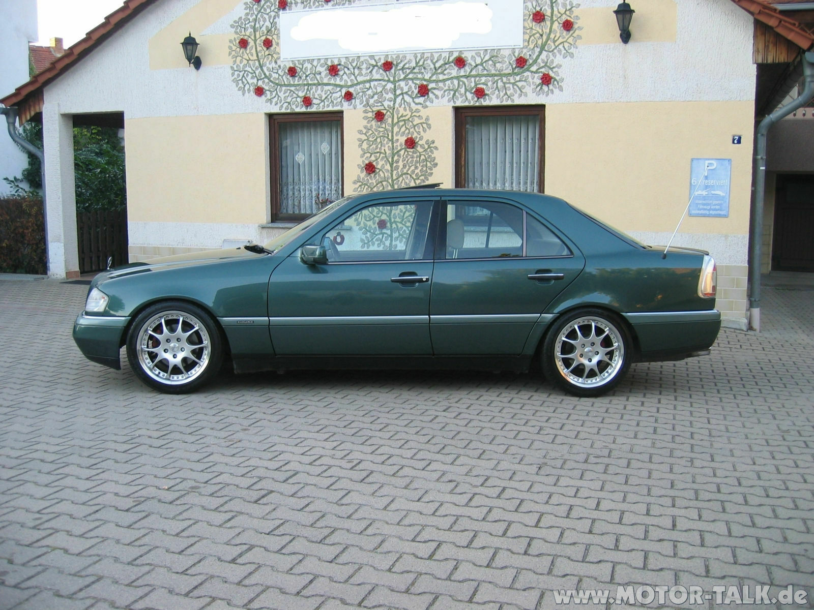 Tieferlegung, Fahrwerk C200 Elegance, Bilder