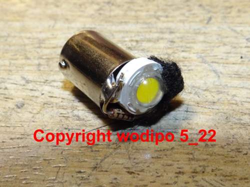 Leerlaufleuchte mit Power LED