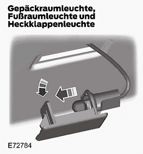 Gepaeckraumleuchte