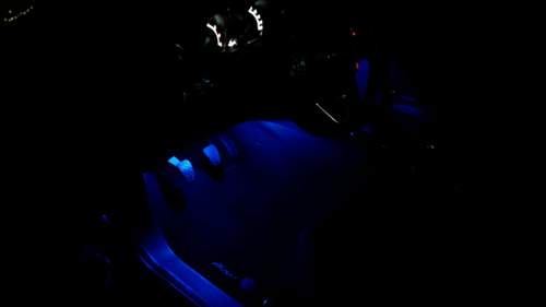 LED blau