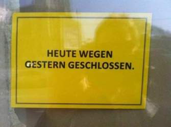 Lustiges-schild