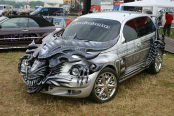 Hr-giger-alien-car-mod-design