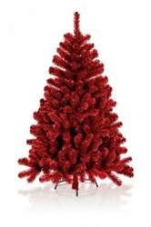Kuenstlicher-weihnachtsbaum-rot