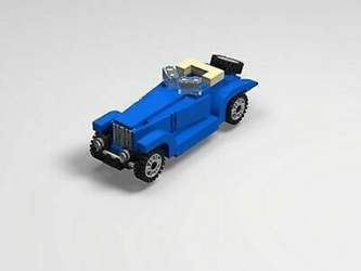 Lego-moc-bauanleitung-blauer-oldtimer