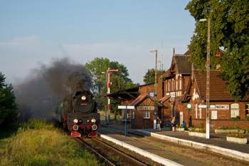 Personenzug Poznan - Wolsztyn in Rakoniewice