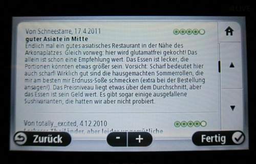 Trip Advisor: Restaurantbewertung