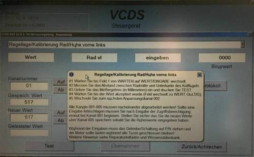 Vcds-kalibrierung
